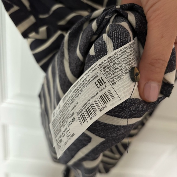 Mango | NWT Shirt Dress, Tropical Print - Size 14 - Picture 7 of 9